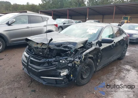 2019 Honda Civic Lx из США, поврежденный, VIN 19XFC2F60KE032479